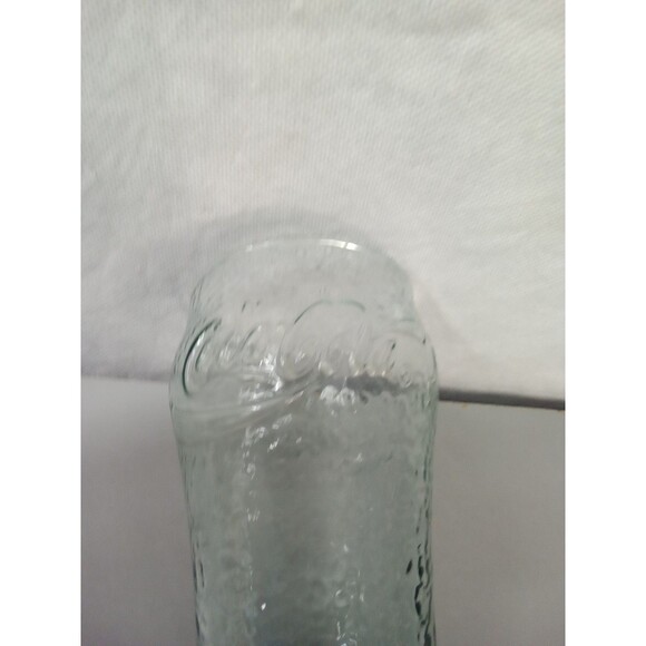 Vintage 16 oz Coca-Cola Glass Pebbled Dimpled Textured Georgia Green COKE - Picture 3 of 7